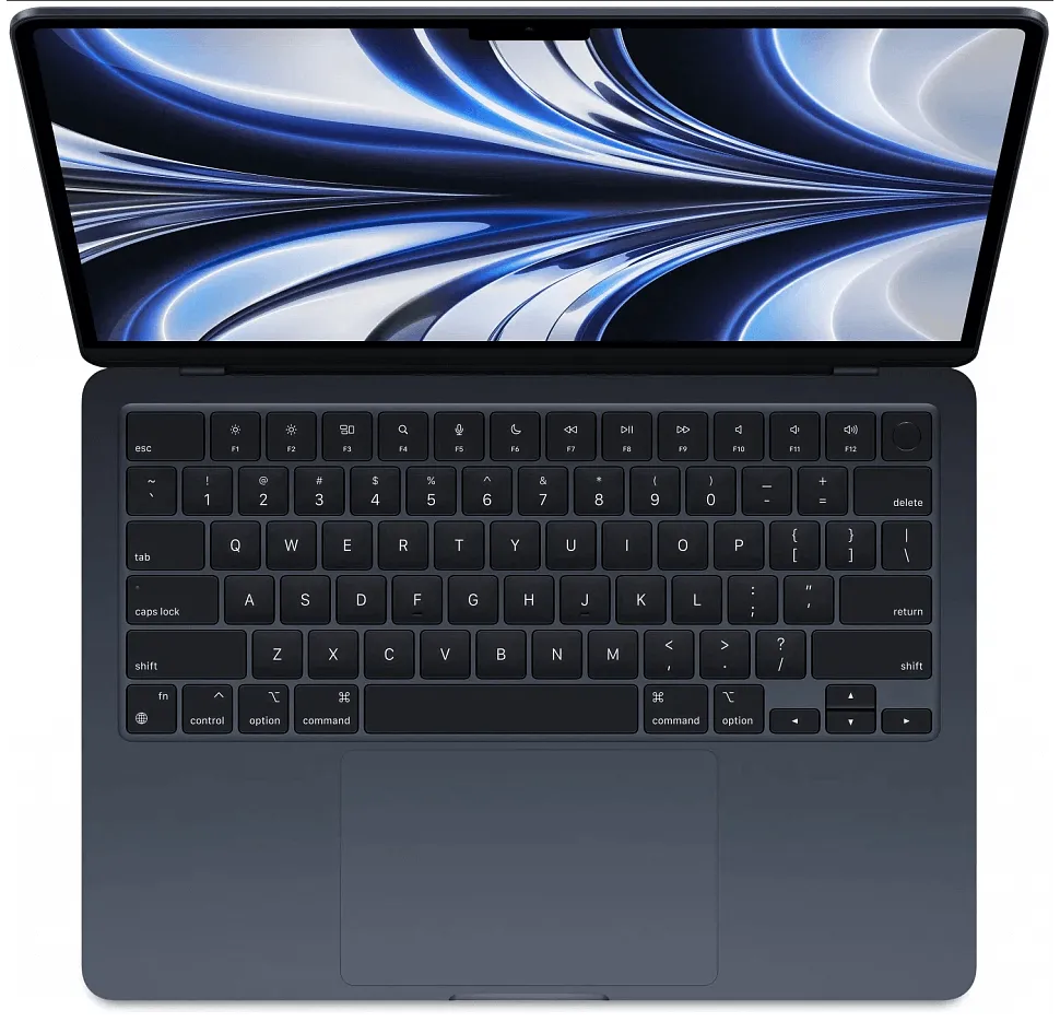 Apple MacBook Air 13" (M2, 2022) 8 ГБ, 256 ГБ SSD, "Тёмная ночь" (MLY33)