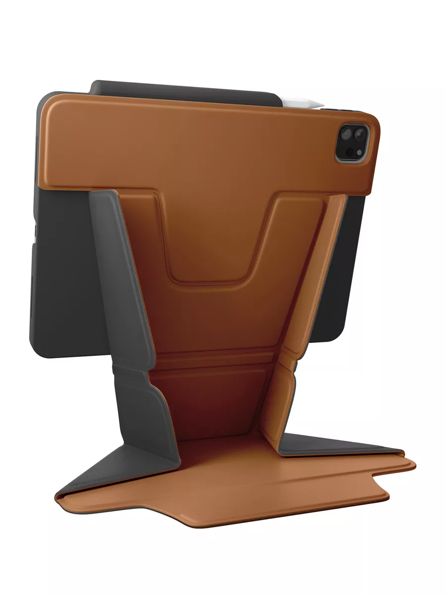 Чехол для iPad Pro 11" (2024) UNIQ, с подставкой, экокожа, Коричневый