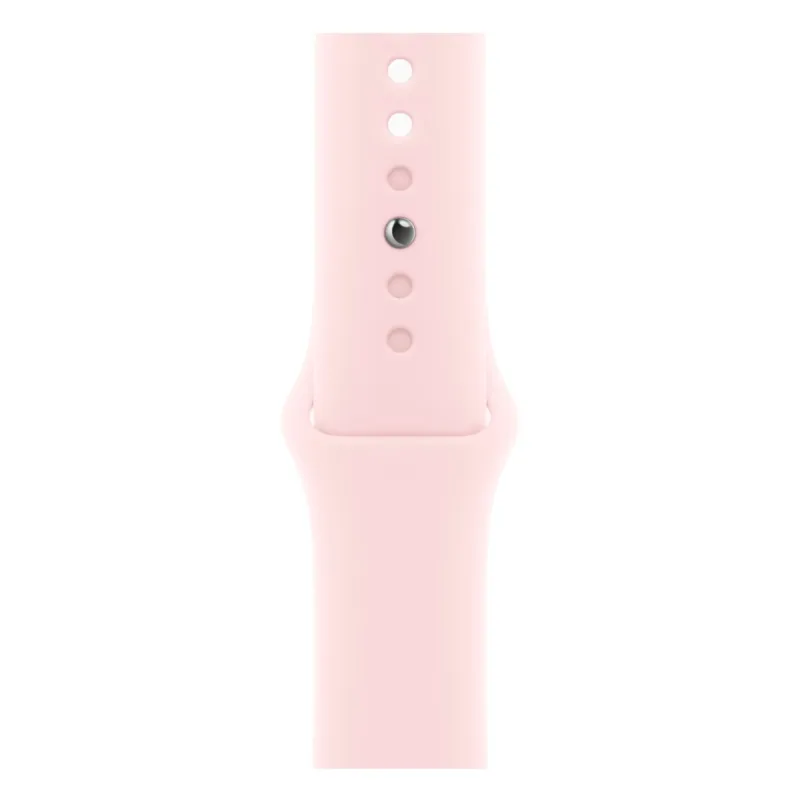 Apple Watch Series 9, 45 мм, корпус из алюминия розового цвета, спортивный ремешок розового цвета