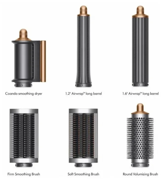 Стайлер Dyson Airwrap Complete Long HS05, Copper/Nickel