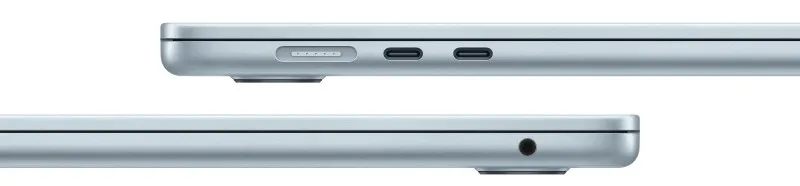 Apple MacBook Air 15" (M4 10C CPU, 10C GPU, 2025) 16 ГБ, 256 ГБ SSD, Небесно-голубой, MC7A4