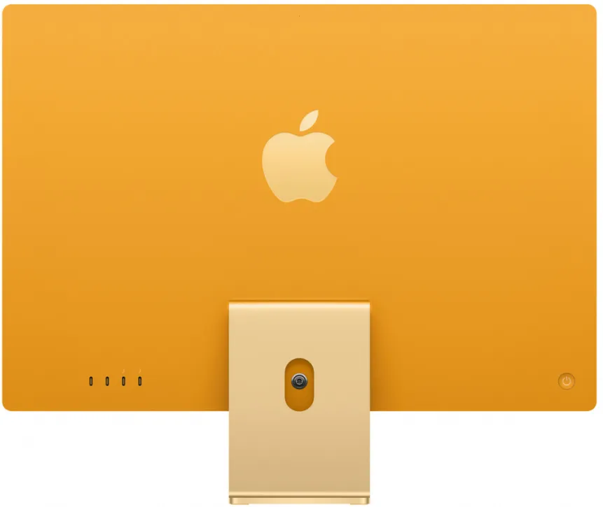 Apple iMac 24" Retina 4,5K, M1 (8C CPU, 8C GPU), 8 ГБ, 512 ГБ SSD, жёлтый