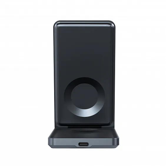 Складное беспроводное зарядное устройство Magssory Flip 3в1, с MagSafe, Антрацит