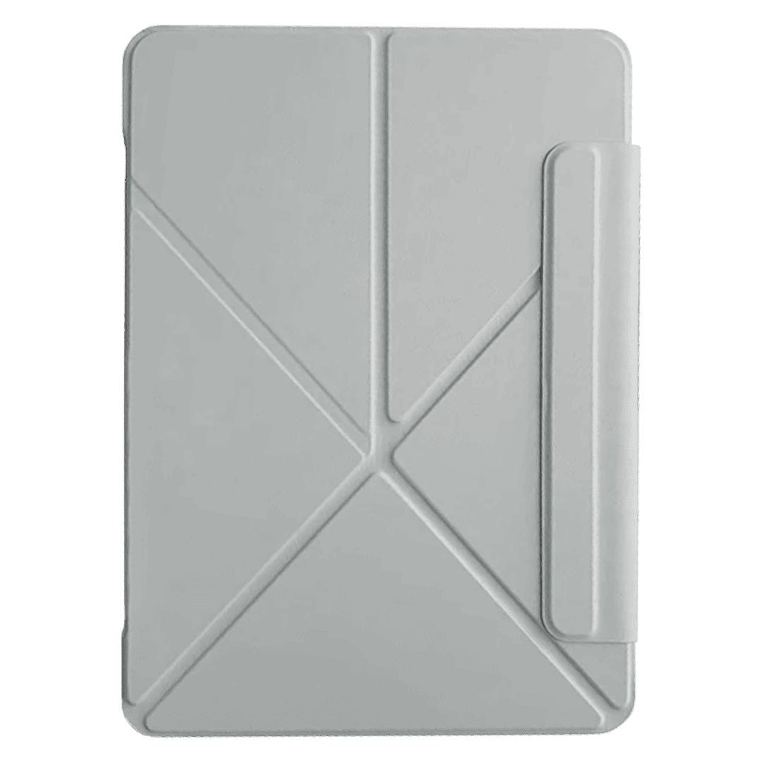 Чехол-книжка с магнитной застежкой для iPad Pro 11" (2024) Светло-серый