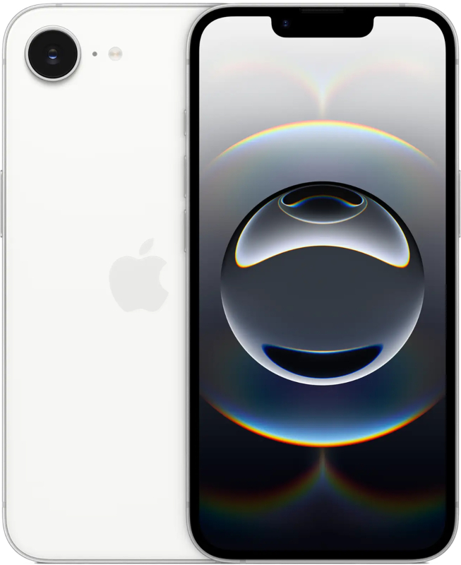iPhone 16e 128 Гб Белый (eSIM, без RuStore)