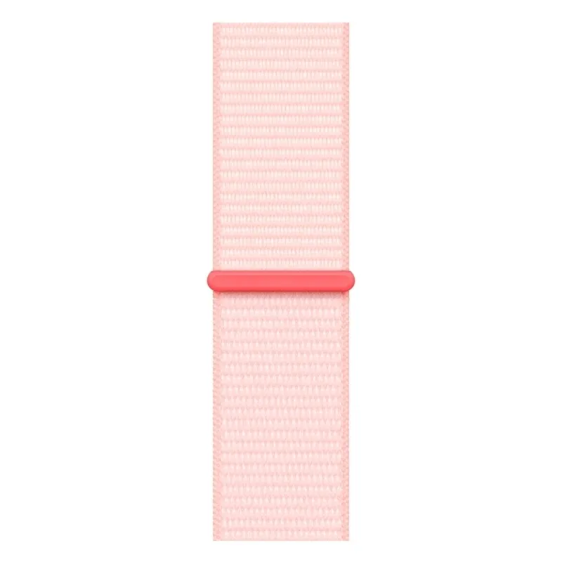 Apple Watch Series 9, 41 мм, корпус из алюминия розового цвета, спортивный ремешок Loop розового цвета