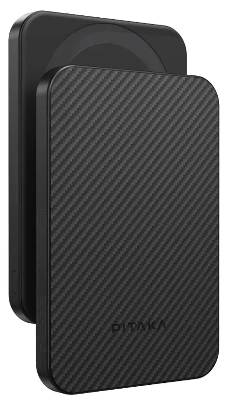 Беспроводное зарядное устройство Pitaka Power Bank Qi2, Чёрный