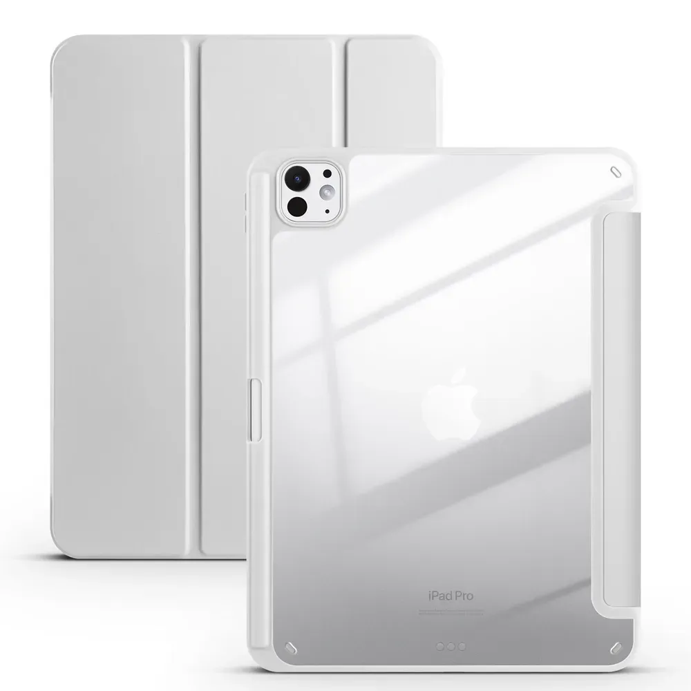Чехол для iPad Pro 11" (2024), слот для Apple Pencil, Серый