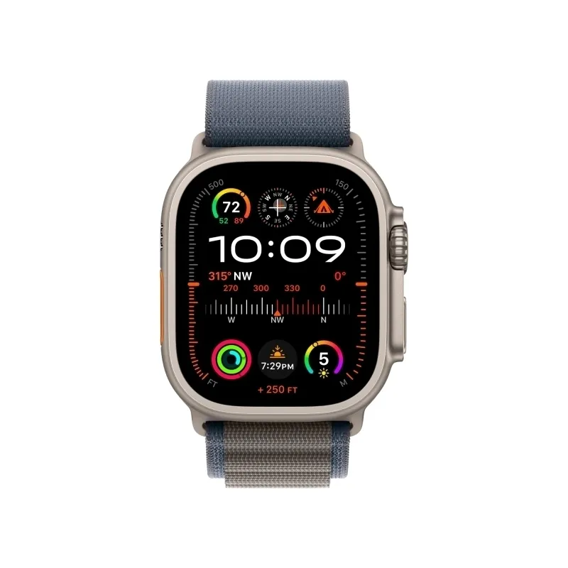 Apple Watch Ultra 2 GPS + Cellular, 49 мм, корпус из титана, ремешок Alpine синего цвета