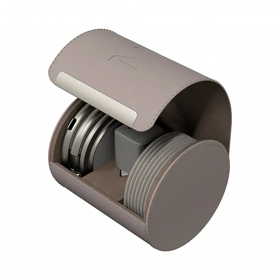 Складное беспроводное зарядное устройство 3в1 Magssory Signature Pro, с поддержкой Qi2, "Титановый"