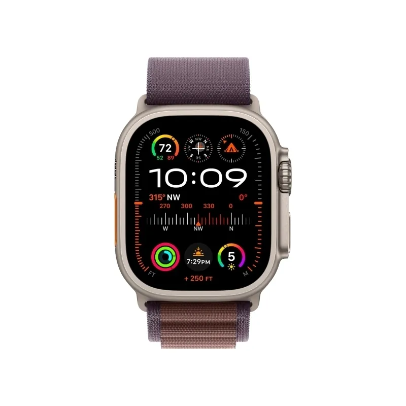 Apple Watch Ultra 2 GPS + Cellular, 49 мм, корпус из титана, ремешок Alpine цвета индиго
