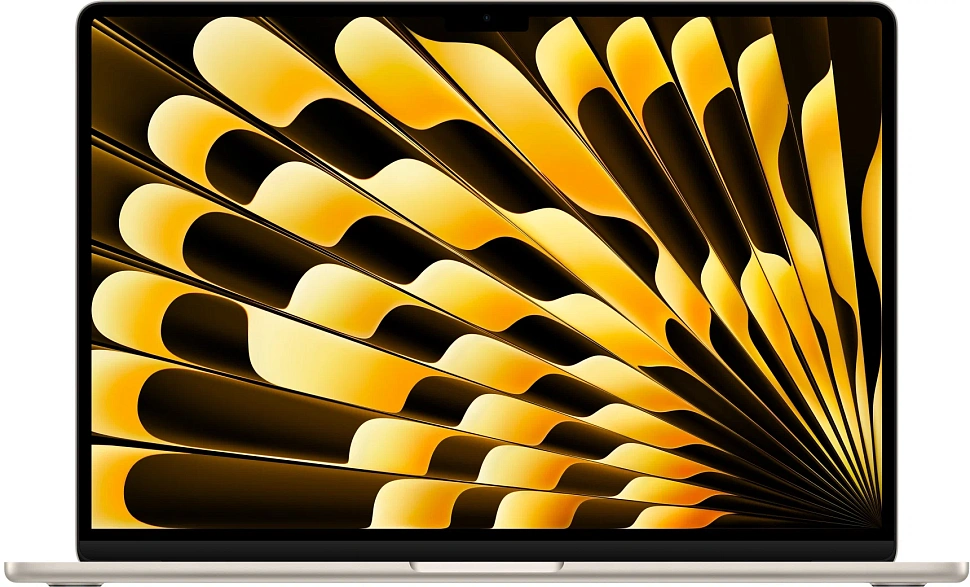 Apple MacBook Air 13" (M3 8C CPU, 10C GPU, 2024) 8 ГБ, 512 ГБ SSD, "Сияющая звезда", MRXU3