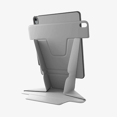 Чехол для iPad Air 13" (2024), с подставкой, экокожа, Серый