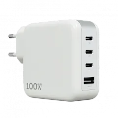 СЗУ Magssory Pulse 100Вт GaN, с функцией быстрой зарядки, Белый