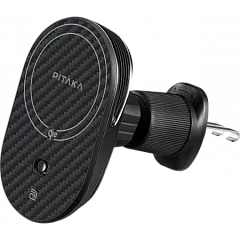 Автомобильный держатель с беспроводной зарядкой Pitaka MagEZ Car Mount Pro 2 Qi2