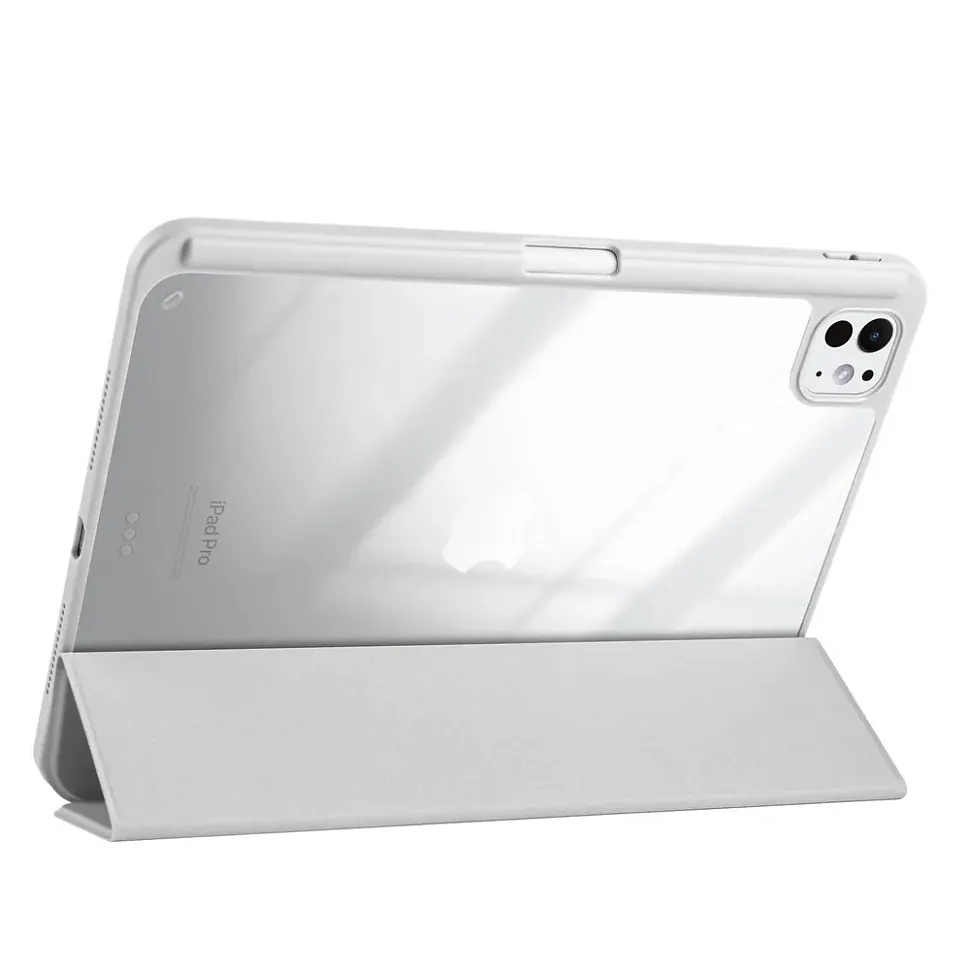 Чехол для iPad Pro 11" (2024), слот для Apple Pencil, Серый
