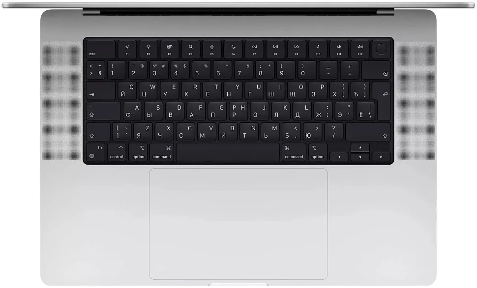 Apple MacBook Pro 16" (M1 Pro 10C CPU, 16C GPU, 2021) 16 ГБ, 1 ТБ SSD, серебристый (MK1F3)