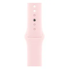 Apple Watch Series 9, 45 мм, корпус из алюминия розового цвета, спортивный ремешок розового цвета