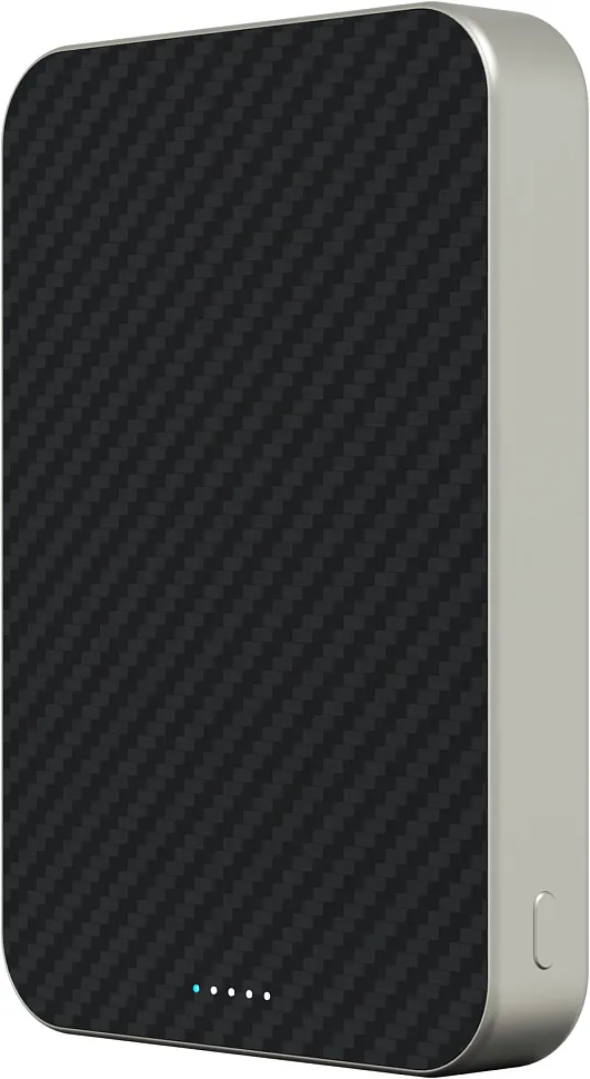 Беспроводной внешний аккумулятор Magssory Pride Pro 10K Magnetic Power Bank, с поддержкой Qi2, "Титановый"