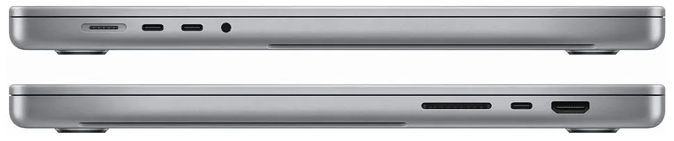 Apple MacBook Pro 14" (M1 Pro 10C CPU, 16C GPU, 2021) 16 ГБ, 1 ТБ SSD, «серый космос» (MKGQ3)