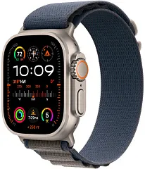 Apple Watch Ultra 2 GPS + Cellular, 49 мм, корпус из титана, ремешок Alpine синего цвета