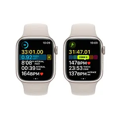 Apple Watch Series 8, 41 мм, корпус из алюминия цвета «сияющая звезда», спортивный ремешок «сияющая звезда»