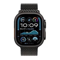 Apple Watch Ultra 2 GPS + Cellular, 49 мм, корпус из черного титана, ремешок Milanese черного цвета