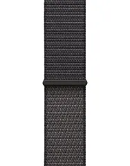Apple Watch Series 11, 46 мм, корпус из алюминия цвета «чёрный глянец», спортивный ремешок Loop тёмно-серого цвета