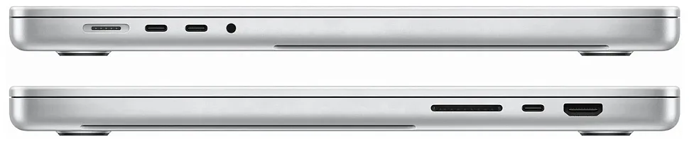 Apple MacBook Pro 14" (M1 Pro 10C CPU, 16C GPU, 2021) 16 ГБ, 1 ТБ SSD, серебристый (MKGT3)