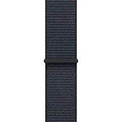 Apple Watch SE (2024), 40 мм, корпус из алюминия цвета «полуночный черный», спортивный ремешок Loop темно-синего цвета