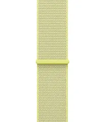 Apple Watch Series 11, 42 мм, корпус из алюминия серебристого цвета, спортивный ремешок Loop неоново-желтого цвета