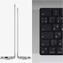 Apple MacBook Pro 14" (M1 Pro 8C CPU, 14C GPU, 2021) 16 ГБ, 512 ГБ SSD, серебристый (MKGR3)